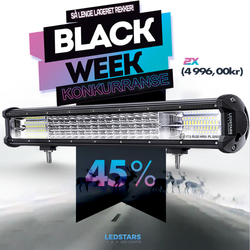 4ROW-2ROW CREE 20″ LED-Bar (E-merket) - 324Watt: BLACK WEEK 2025