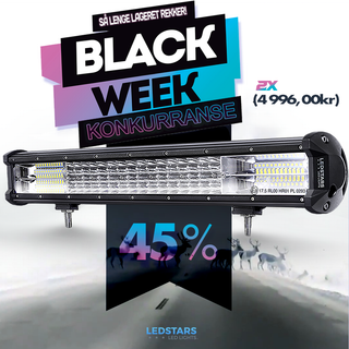 4ROW-2ROW CREE 20″ LED-Bar (E-merket) - 324Watt: BLACK WEEK 2025