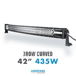 3ROW CREE 42″ Curved LED Bar - 435Watt 24000lm