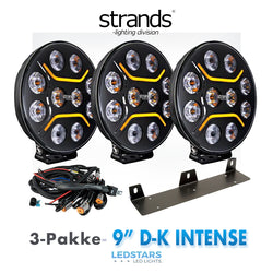 3X Strands Dark Knight Intense 9" KOMPLETT LED EKTSRALYS PAKKE 400WATT