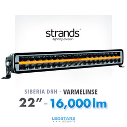 SIBERIA DRH 22″ LED BAR (E-merket) - MED VARMELINSE - INKL RELÈSET 16000lm