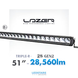 LAZER 51" TRIPLE-R ELITE 28 (E-merket) GEN2 E-Boost 28560lumen